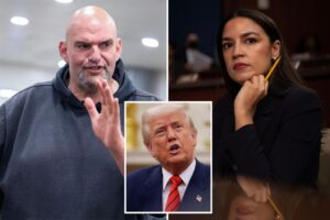 Fetterman rips AOC for criticizing Dems backing bill preventing government shutdown