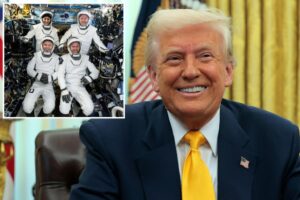 Trump says rescued astronauts Butch Wilmore and Suni Williams coming to Oval Office when they ‘get better’