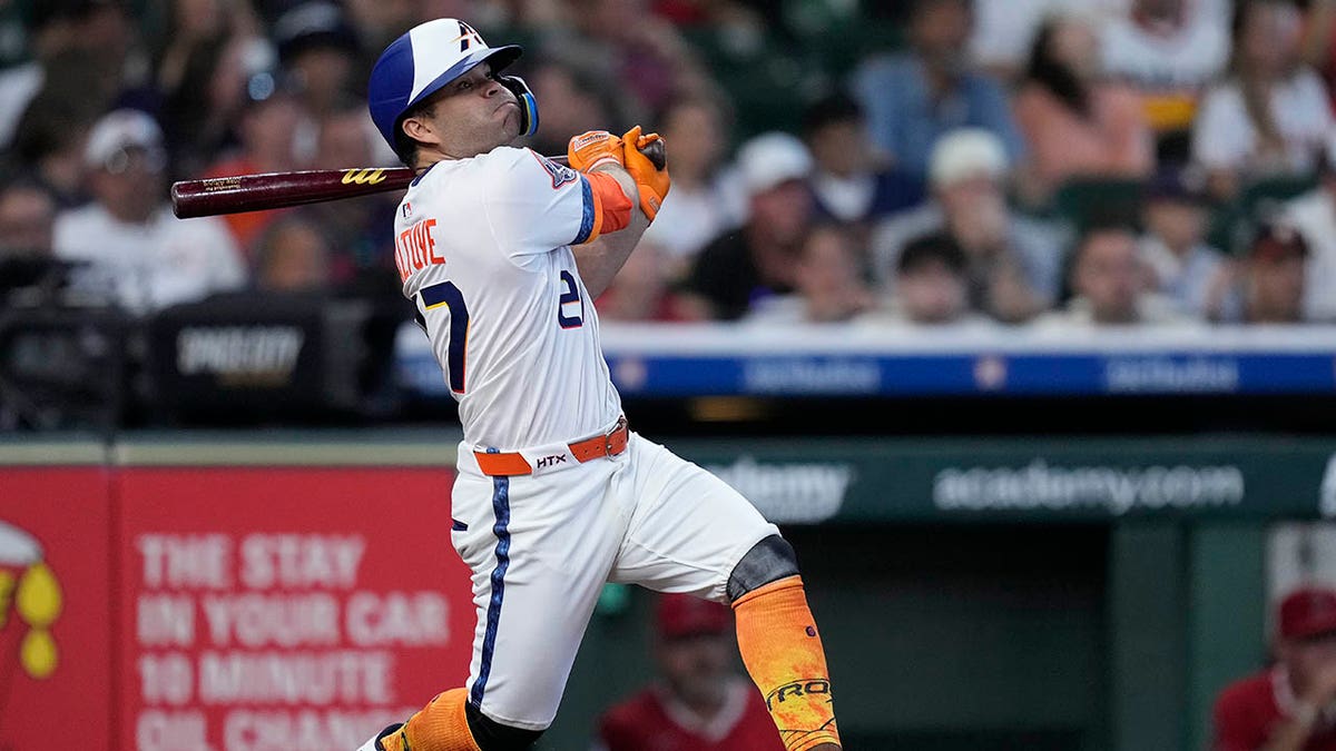 Jose Altuve in action