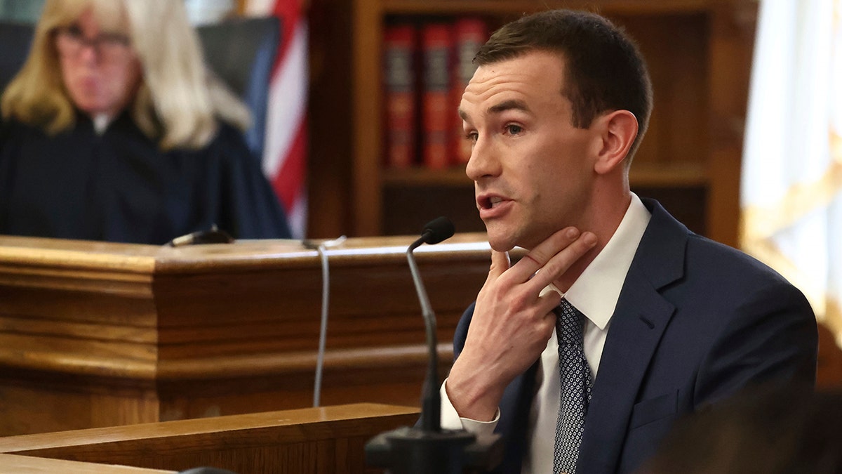 Timothy Nuttall speaks during Karen Read's retrial
