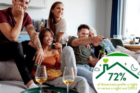 Is staying in the new going out?Home is where the party is, survey shows