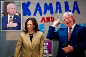 Tim Walz mocked for saying Kamala Harris picked him because he could ‘code talk to white guys’