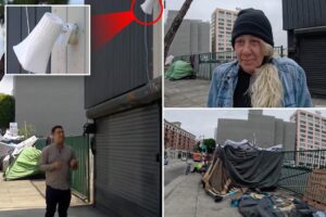 Los Angeles business owner blasts ‘Baby Shark’ on repeat to ward off homeless encampments