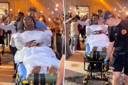 I busted my knee while busting a move at my wedding — but I didn’t let it ruin my big day