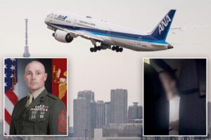 Hero Marine ‘slammed’ passenger who tried to open door mid-flight: ‘He was up to something crazy’