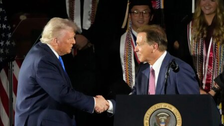 Trump considering executive order to regulate NIL after meeting with Nick Saban: report