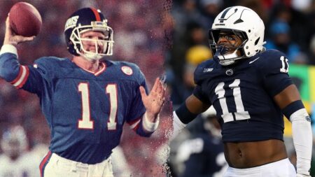 Abdul Carter whiffs on another Giants legend’s number: ‘Just my last name on my jersey’