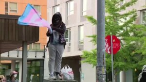 Riley Gaines says ‘literal human feces’ thrown in protest of Turning Point USA at University of Washington