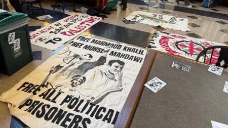 Anti-Israel agitators take over part of Columbia University library during finals, call it ‘liberation zone’