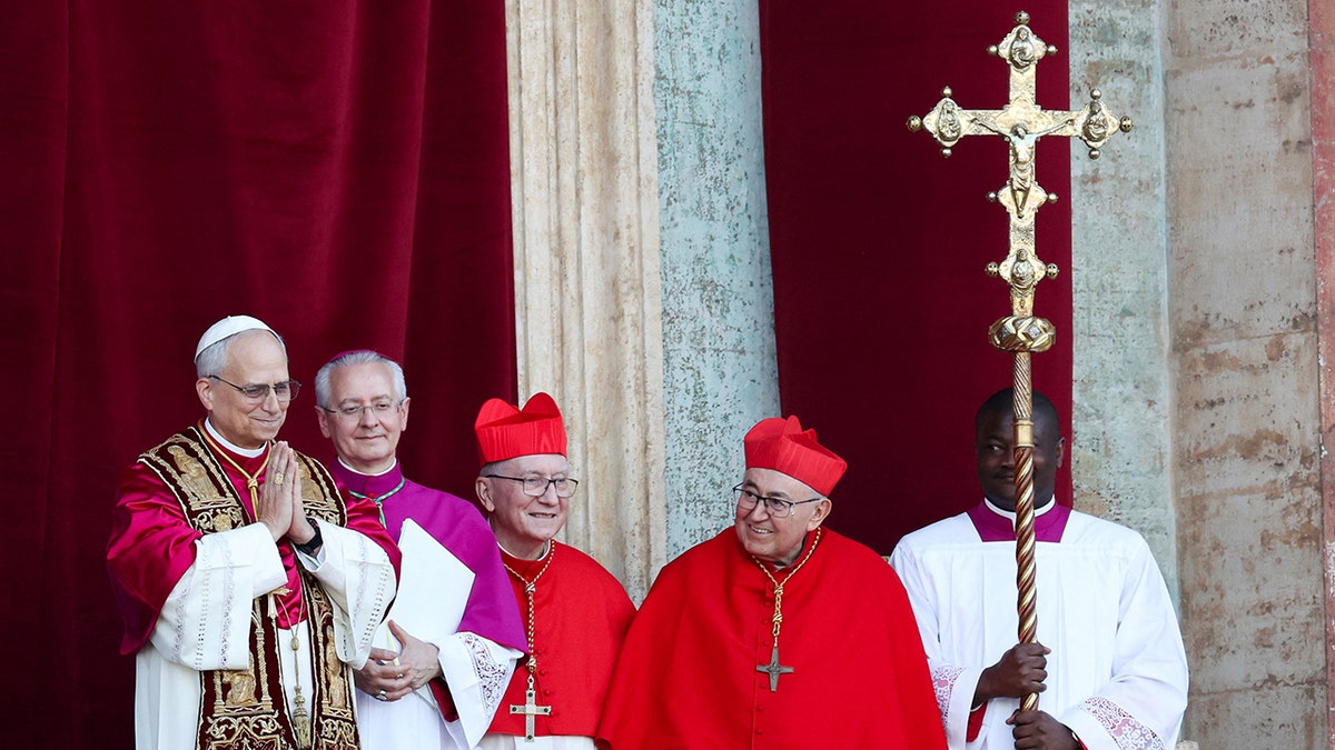 New American Pope Leo XIV gives first speech to Vatican City.