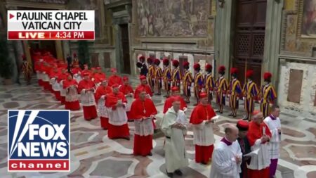Cardinals enter ‘great lockdown’ as conclave begins: ‘HEARTS POUNDING’
