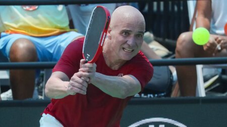 Andre Agassi raves about pickleball after making pro debut in sport: ‘I’m loving it’