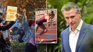 California track meet turns to political rally over trans athletes as schools speak out vs. state