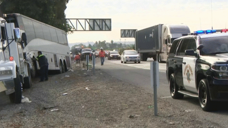 Los Angeles tour bus crash leaves 1 dead, 32 hospitalized on Mother’s Day