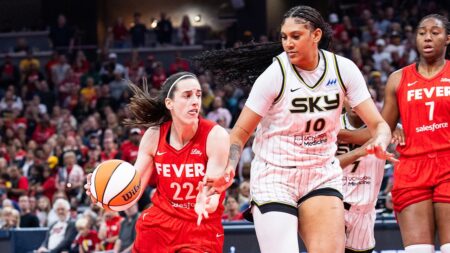 Caitlin Clark notches triple-double in Fever’s rout of Sky to begin 2025 WNBA season