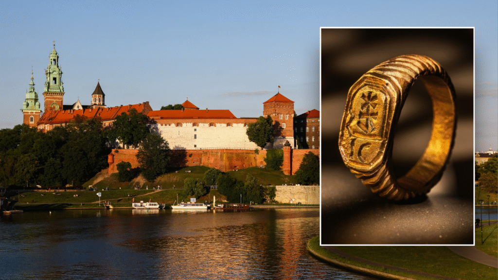 Stunning medieval ring found below rubble at ‘historically important’ tourist site