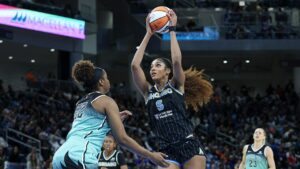 Angel Reese’s shooting woes highlighted in viral sequence as Liberty dominate Sky