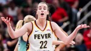 Caitlin Clark furious with WNBA refs after they failed to whistle a foul by Natasha Cloud for hard contact