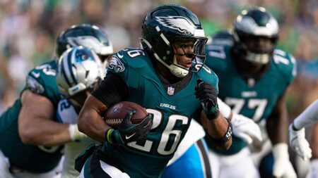 Eagles’ Saquon Barkley takes shot at tush push ban efforts: ‘I think it’s soft’