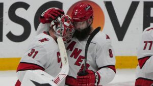 Hurricanes stave off elimination with shutout win against Panthers in Eastern Conference finals