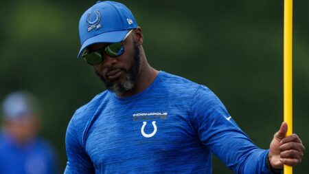 Colts great Reggie Wayne fights back tears while remembering late owner Jim Irsay: ‘He had the biggest heart’