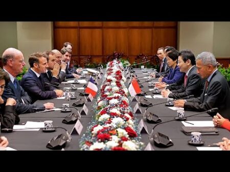 New France-Singapore deal is a ‘tangible roadmap’ for defence and tech partnership, Macron says