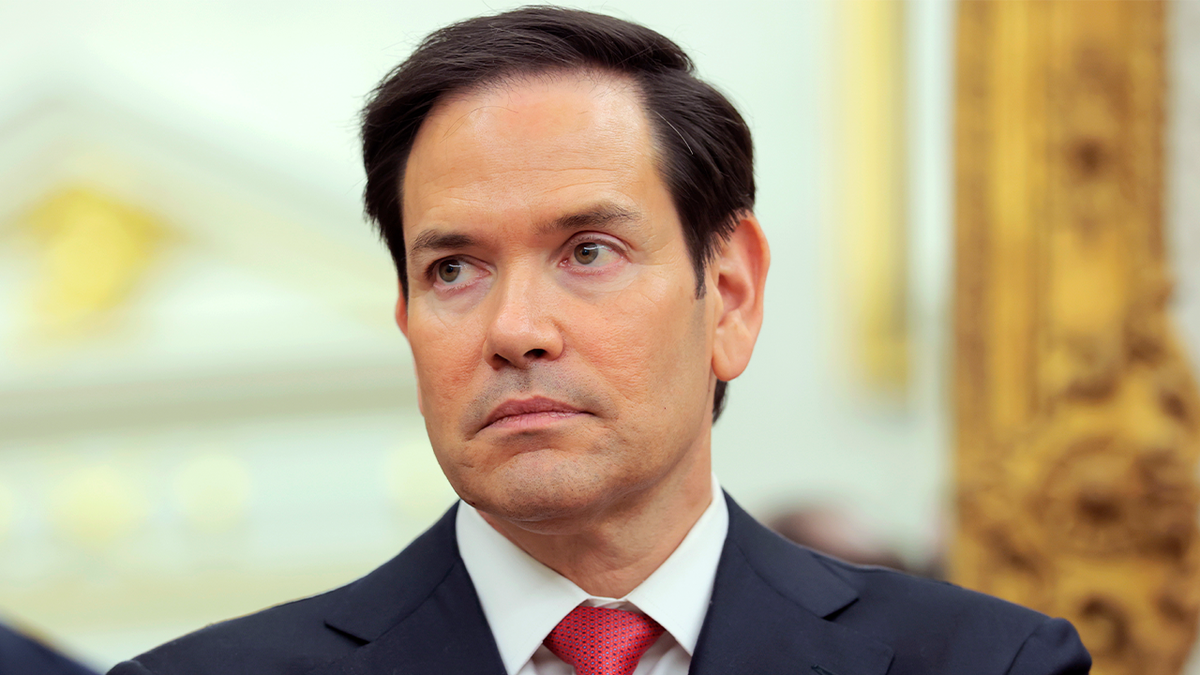 Marco Rubio looking serious
