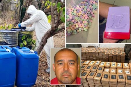 Sinaloa cartel leaders charged with narco-terrorism after authorities seize nearly 2 tons of fentanyl