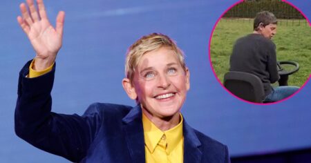 Ellen DeGeneres Shows Off Her Darker Gray Hair Color After Move to England