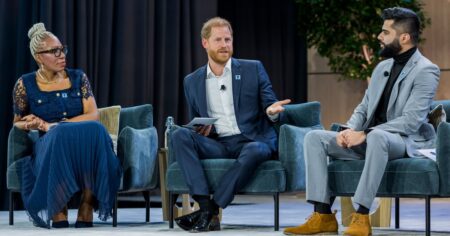 Prince Harry Honors Mom Princess Diana in 1st Public Appearance Since Speaking Out on King Charles Rift