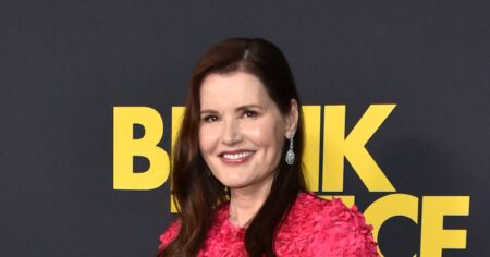 Geena Davis Talks Working With Ex Jeff Goldblum, Oscars Wardrobe Controversy and Her New Book (Exclusive)