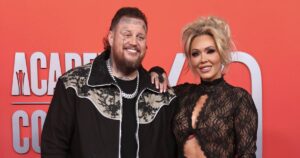 Jelly Roll and Wife Bunnie XO Sizzle on the 2025 ACM Awards Red Carpet