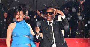 Rihanna and ASAP Rocky Recreate Prince Harry and Meghan Markle’s Iconic Umbrella Moment on Their Anniversary 