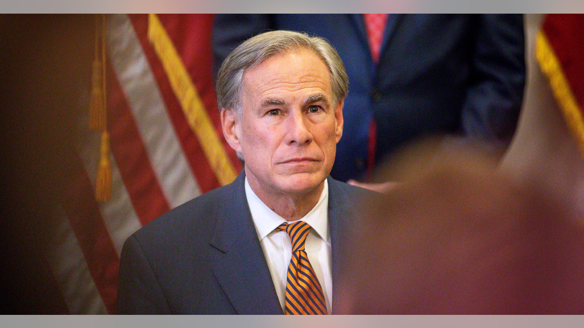 Greg Abbott attends press conference in Austin