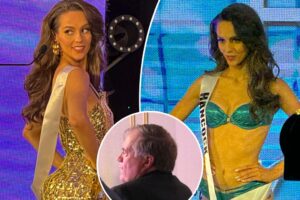 Exclusive | Bill Belichick supports Jordon Hudson at Miss Maine amid UNC ban drama: ‘Coach is here’