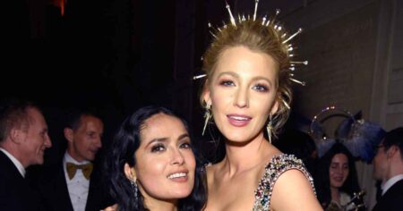 Salma Hayek Says She’s ‘Close’ With Blake Lively and Ryan Reynolds’ Kids