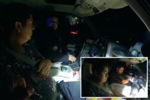 Moment alleged MS-13 gangbanger Kilmar Abrego Garcia was accused of human trafficking revealed in new bodycam video