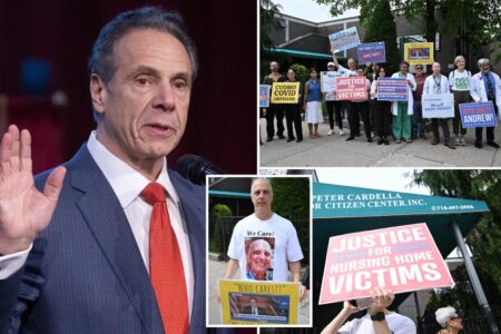 Cuomo bails on NYC senior center visit where protesters hoped to confront ex-gov over nursing home death scandal