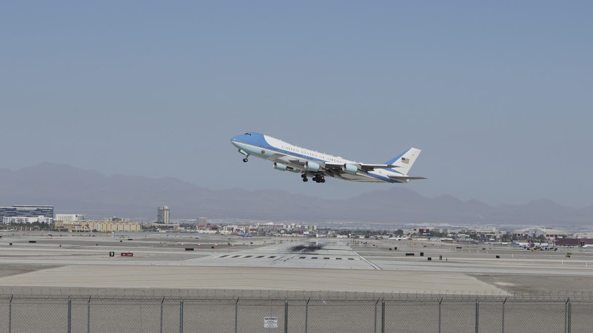 Air Force One taking off