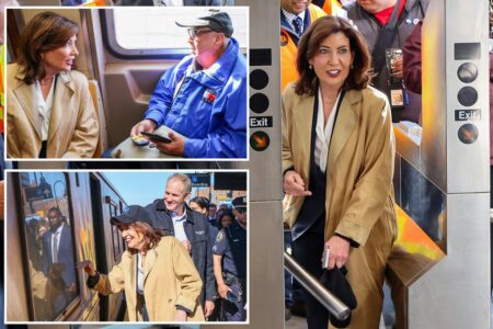 Hochul, MTA celebrate restored A train subway line – but still no answers on how they’ll pay for B spending plan
