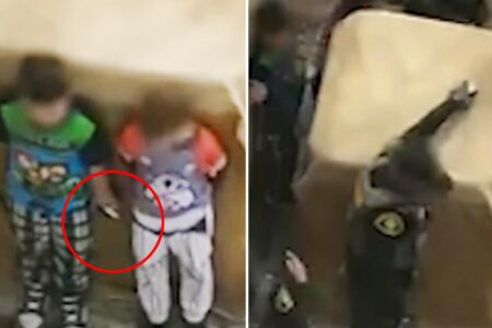 New Mexico boys, ages 7 and 9, seen in disturbing drone video in armed standoff with police – and were not arrested