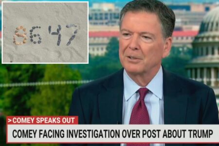 Ex-FBI Director James Comey says he doesn’t expect to be charged over ‘86 47’ Instagram post: ‘Ridiculous’