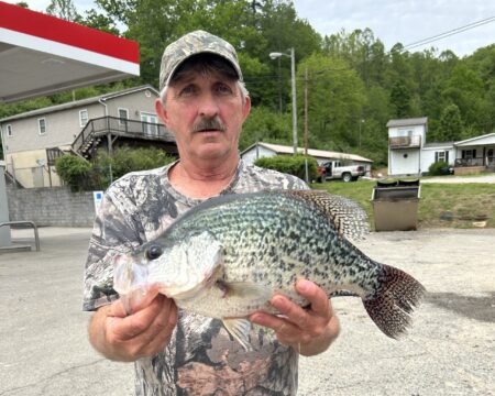 Angler shatters previous fish state record by reeling in black crappie