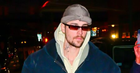 Justin Bieber Adorably Watches Hockey Game With Son Jack: ‘Before the Heartbreak’