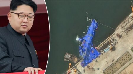 Satellite images reveal North Korea’s mangled naval destroyer after failed launch