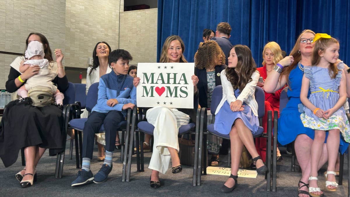 MAHA moms - HHS press conference on food dyes