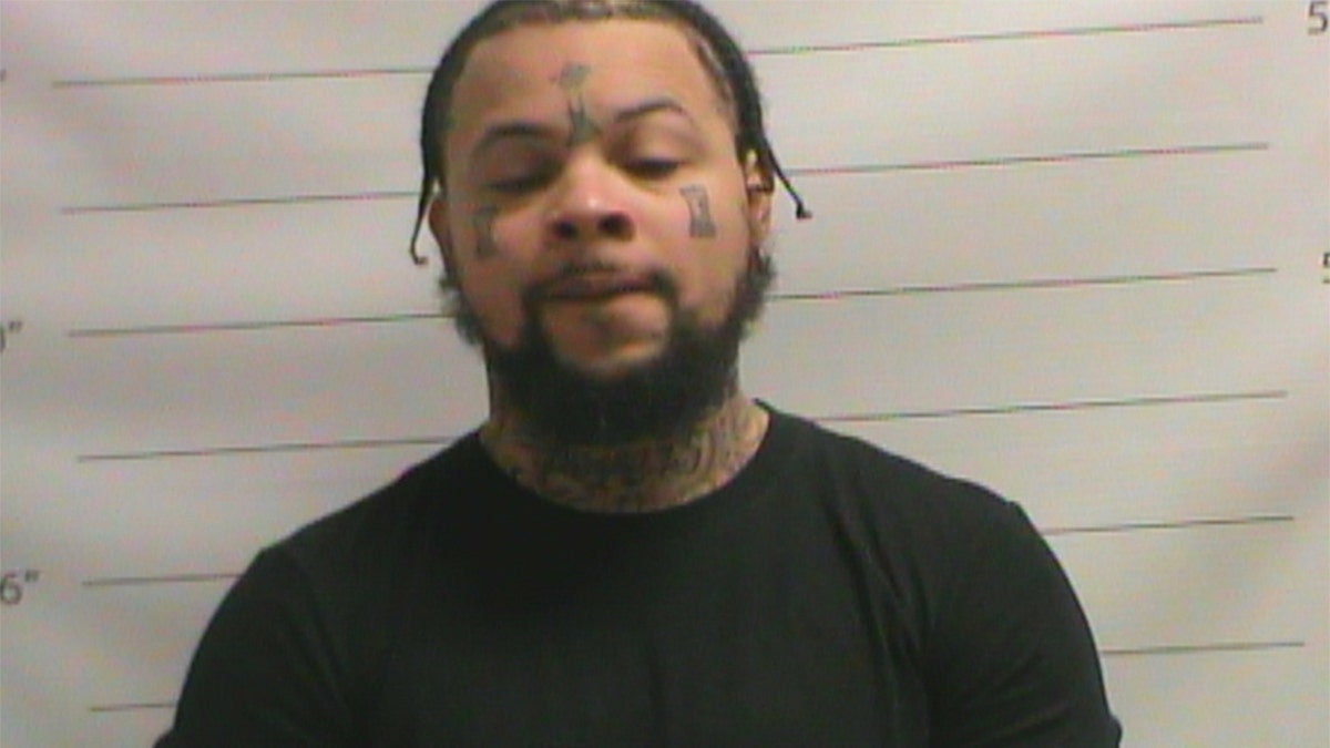 Antoine Massey pictured in jail mugshot