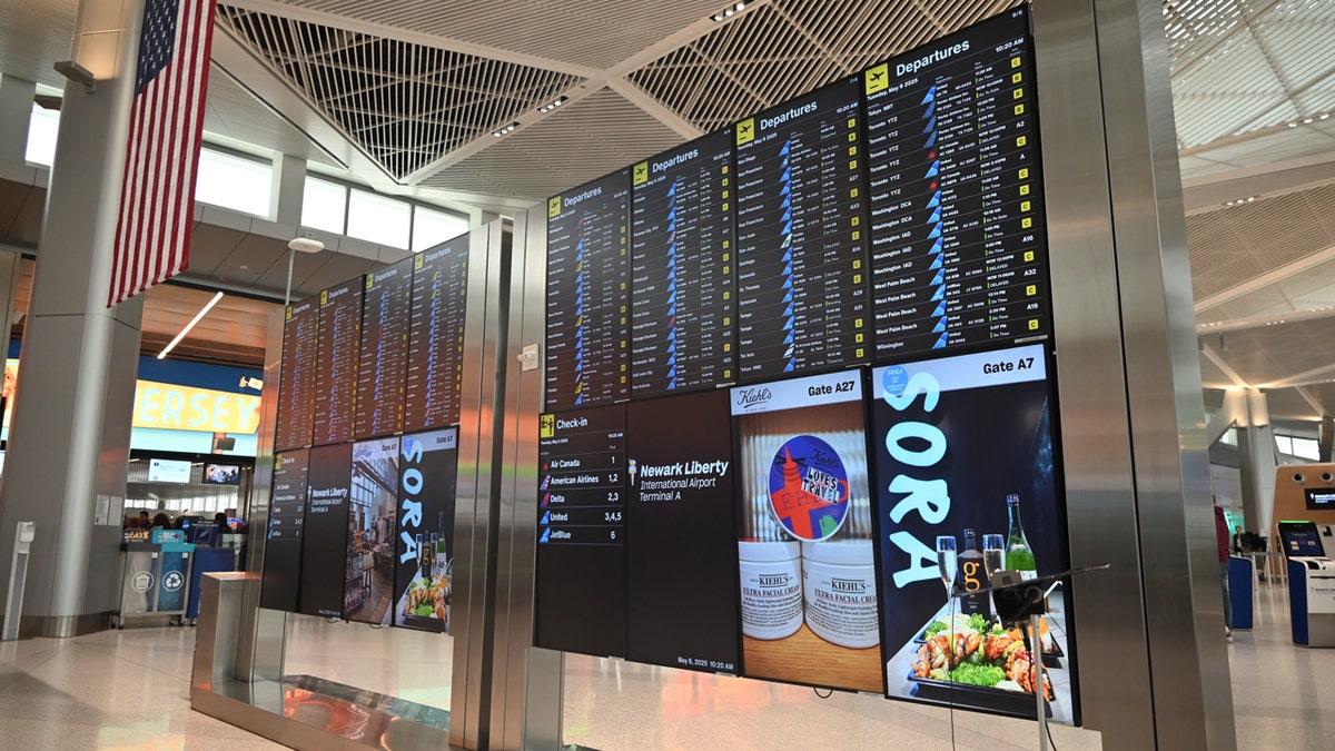 Inside Newark Airport