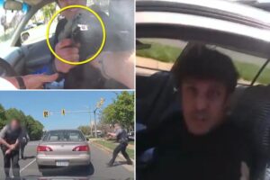 Driver exclaims ‘I should have served with f–king Taliban’ moments before fatal traffic-stop shootout with police: bodycam footage