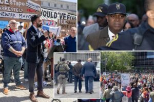Angry NYC crowd protests Newark Mayor Ras Baraka’s arrest at ICE detention center